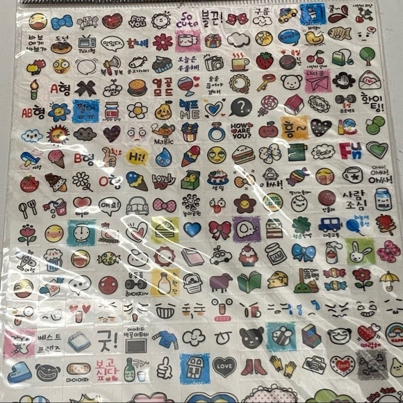 Set of 3 Korean Novelty Stickers - Picture 10 of 14